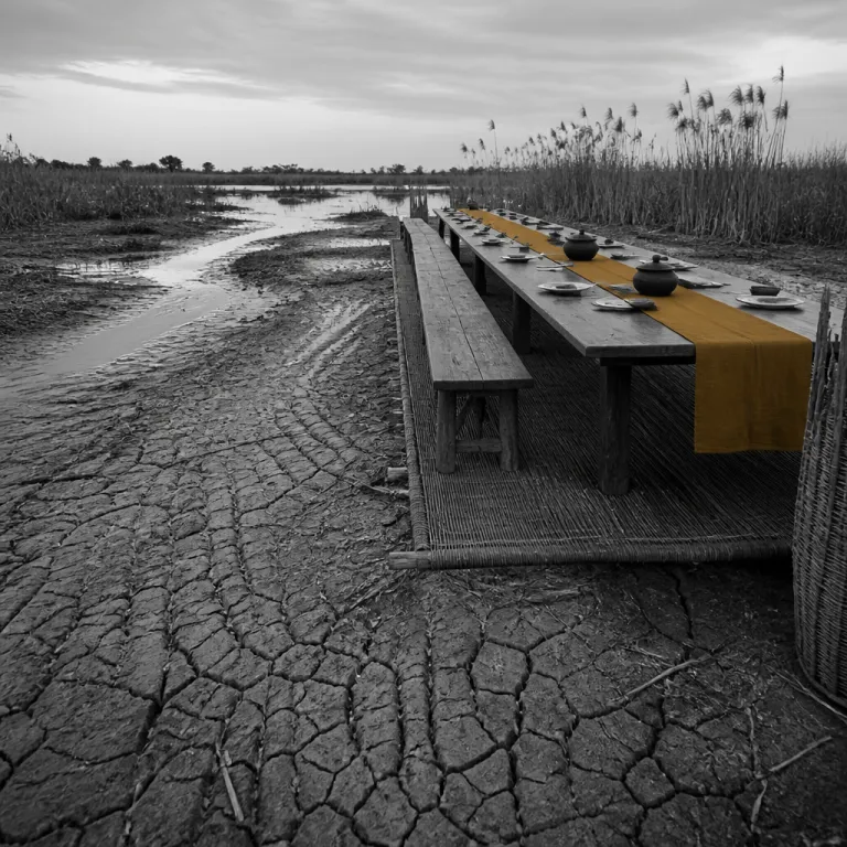 The Long Table on the Floodplain: Botswana's Travelling Open-Air Dining Format